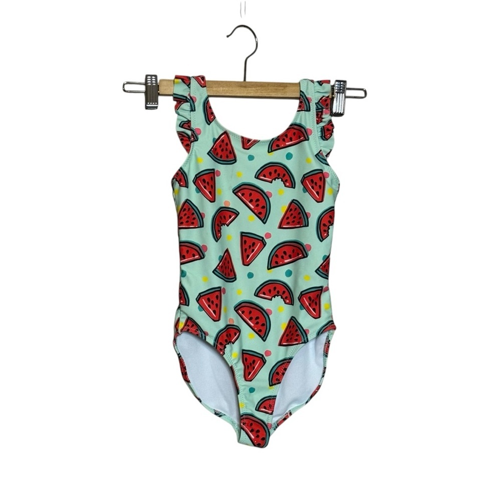 Sovereign Code Watermelon Kids One Piece Swimsuit Blue Size: 6